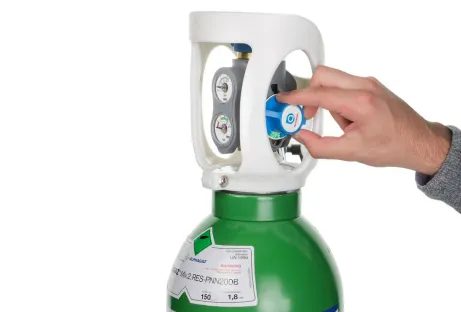 Grote en kleine hervulbare cilinders